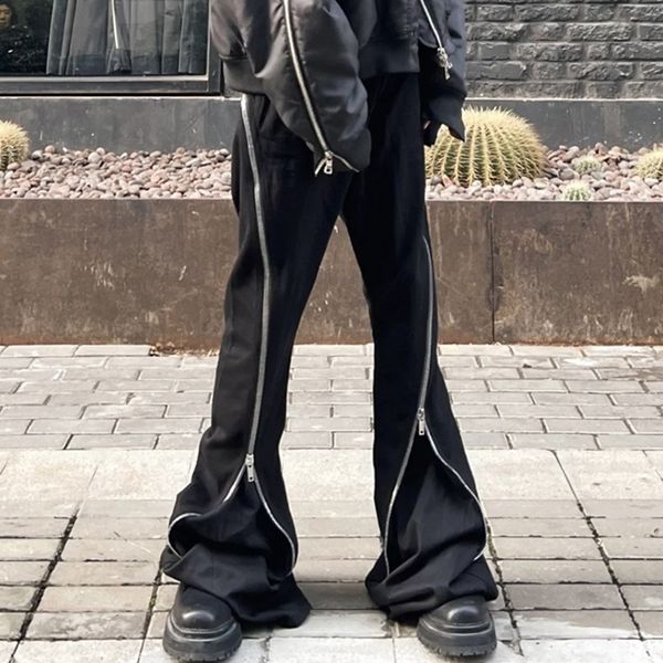 men's pants harajuku sashes zipper decorate vibe style black cargo pants for men high street straight casual baggy oversized trousers 2
men's pants harajuku sashes zipper decorate vibe style black cargo pants for men high street straight casual baggy oversized trousers 2