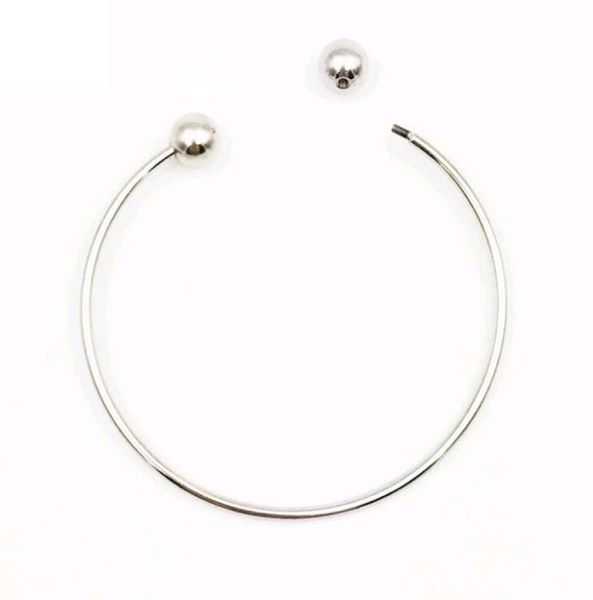special design stainless steel diy open women cuff bangle 60mm screw removable for european beads charm bracelet3001851, White
special design stainless steel diy open women cuff bangle 60mm screw removable for european beads charm bracelet3001851, White