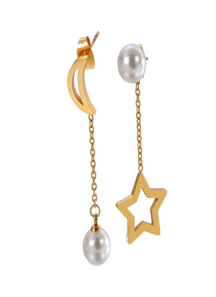 tke115 fashion jewelry women new design stars and moon pearls bears irregular earrings stainless steel charms earring el oso pend3945083, Golden;silver
tke115 fashion jewelry women new design stars and moon pearls bears irregular earrings stainless steel charms earring el oso pend3945083, Golden;silver
