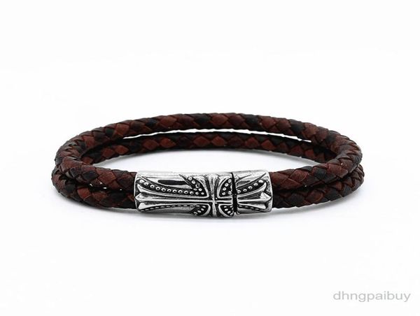 designer ch bracelet chrome titanium steel jewelry personalized men039s women039s leather rope brown cowhide clothing chain 5453945, Black
designer ch bracelet chrome titanium steel jewelry personalized men039s women039s leather rope brown cowhide clothing chain 5453945, Black
