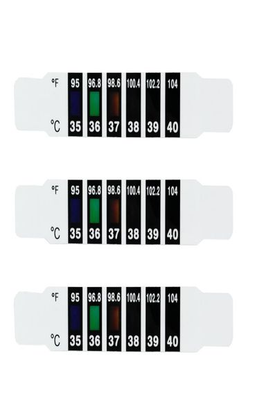 200 pcs flexible reusable infant fever check strip body child kids toddler forehead change color temperature test strip9491839
200 pcs flexible reusable infant fever check strip body child kids toddler forehead change color temperature test strip9491839