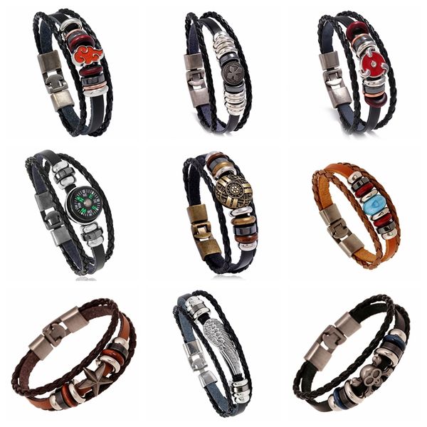 new leather cuff punk bracelets for men women retro male famale bangle jewelry accessories gifts, White
new leather cuff punk bracelets for men women retro male famale bangle jewelry accessories gifts, White