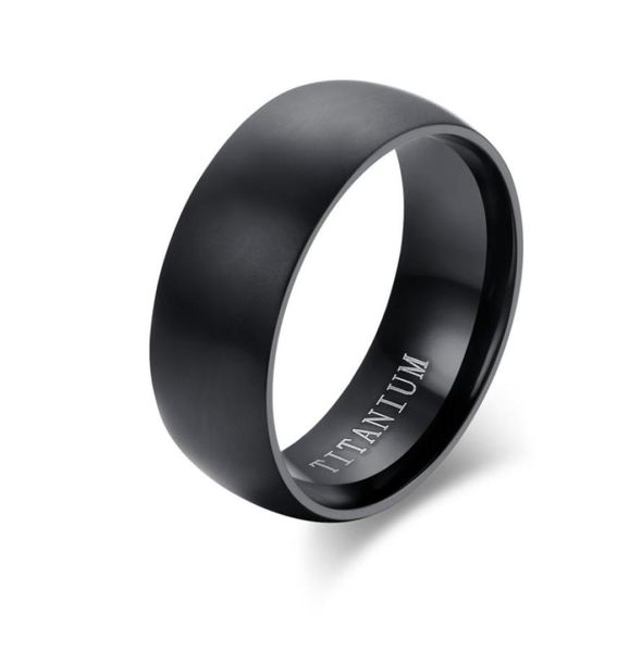 mens basic wedding band in black titanium steel engagement ring dome charm matte finished male jewelry bague masculinos anillos7252203, Silver
mens basic wedding band in black titanium steel engagement ring dome charm matte finished male jewelry bague masculinos anillos7252203, Silver