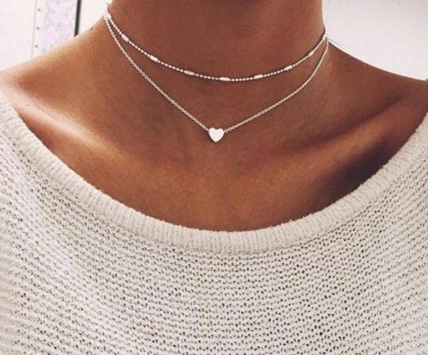 fashion peach heart womens necklaces multi layered gold silver tone necklaces jewelry gift chokers necklaces3859892, Golden;silver
fashion peach heart womens necklaces multi layered gold silver tone necklaces jewelry gift chokers necklaces3859892, Golden;silver