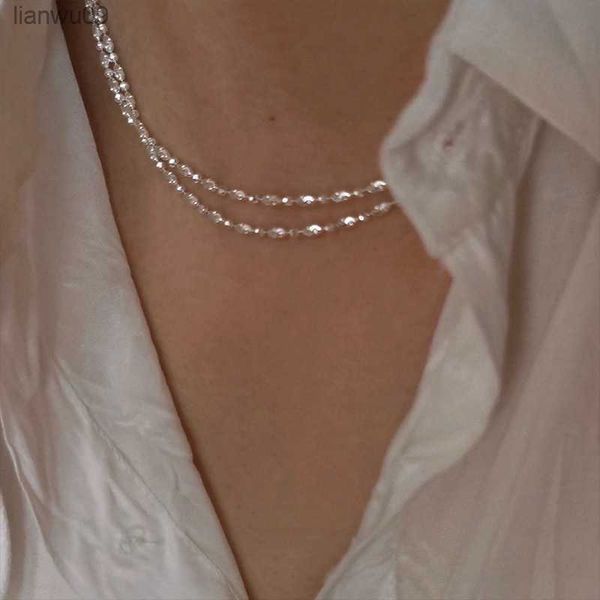 925 sterling silver sparkling clavicle chain choker necklace for women fine jewelry wedding party birthday gift l230704
925 sterling silver sparkling clavicle chain choker necklace for women fine jewelry wedding party birthday gift l230704