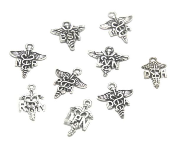 15pcs sign charm rn np bsn ma lvn pa rn lpn da dh charms antique silver charms pendants 11x20mm1416917, Bronze;silver
15pcs sign charm rn np bsn ma lvn pa rn lpn da dh charms antique silver charms pendants 11x20mm1416917, Bronze;silver