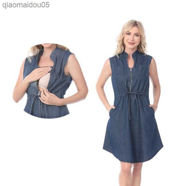 maternity sleeveless dress soft denim pregnant clothes adjustable waistband breastfeeding wear plus size s to xxxl l230712, White
maternity sleeveless dress soft denim pregnant clothes adjustable waistband breastfeeding wear plus size s to xxxl l230712, White