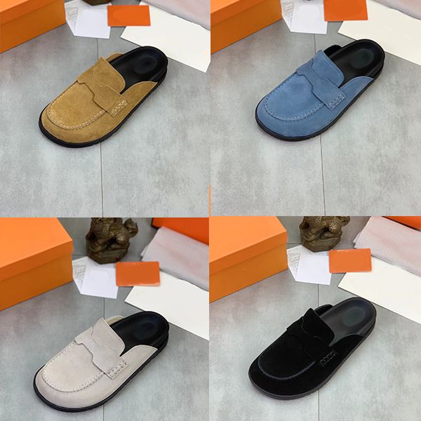 2023 leather cowhide flat platform slippers abrasive leather comfortable soft sole outside wearing flat heel semi-cool slipper men's sh, Black
2023 leather cowhide flat platform slippers abrasive leather comfortable soft sole outside wearing flat heel semi-cool slipper men's sh, Black