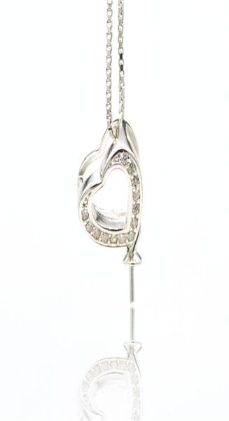 s925 sterling silver pearl pendants setting necklaces pendant supporting mount zircon love heart necklace settings2646089, Slivery;crystal
s925 sterling silver pearl pendants setting necklaces pendant supporting mount zircon love heart necklace settings2646089, Slivery;crystal