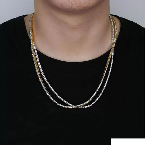 hip hop copper 1 row cz tennis chain micro pave cubic zircon tennis chain necklace 3mm 18inch 20inch 22inch 24inch gold silver chain necklac, Black
hip hop copper 1 row cz tennis chain micro pave cubic zircon tennis chain necklace 3mm 18inch 20inch 22inch 24inch gold silver chain necklac, Black