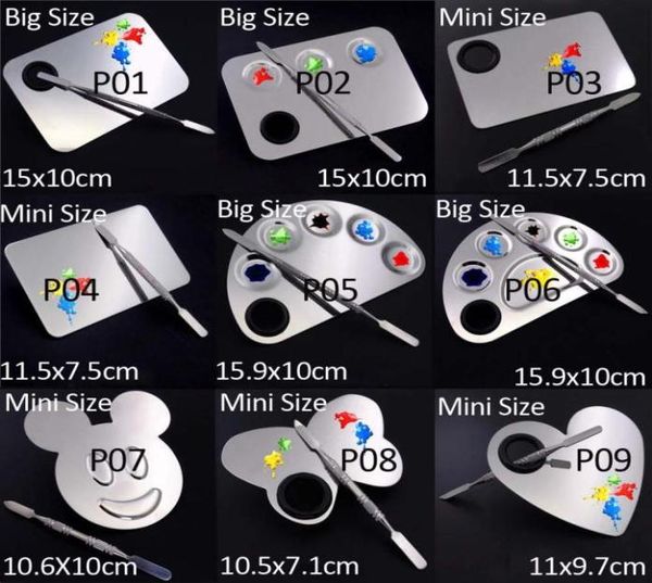 stainless steel paint palette color tray mixing rod spatula set for nail art paint supply school supplies watercolor oil painting 5430964
stainless steel paint palette color tray mixing rod spatula set for nail art paint supply school supplies watercolor oil painting 5430964