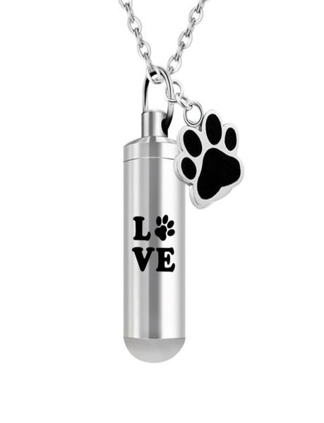 ashes for love pet paws print stainless steel keepsake pendant cylinder ashes cremation urn jewelry necklace8903054, Silver
ashes for love pet paws print stainless steel keepsake pendant cylinder ashes cremation urn jewelry necklace8903054, Silver
