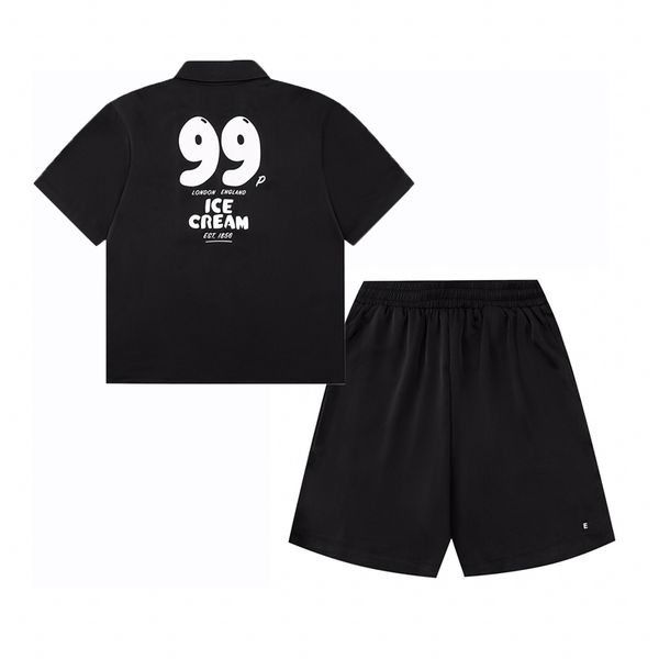 23ss usa tee fashion men summer streetwear ice cream t shirt short sleeve shirts drawstring shorts sets tracksuit trunks, Black;brown
23ss usa tee fashion men summer streetwear ice cream t shirt short sleeve shirts drawstring shorts sets tracksuit trunks, Black;brown
