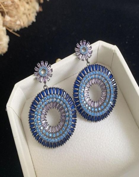 spring new designed dangle ear studs colorful zircon multilayer hoop earring women earrings luxurious jewelry1371448, Silver
spring new designed dangle ear studs colorful zircon multilayer hoop earring women earrings luxurious jewelry1371448, Silver