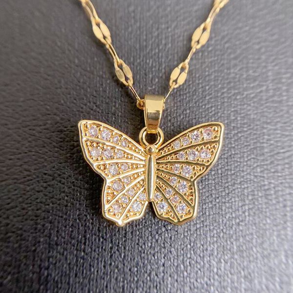 summer new fashion temperament butterfly diamond high sense necklace female niche design sense light luxury clavicle chain jewelry, Silver
summer new fashion temperament butterfly diamond high sense necklace female niche design sense light luxury clavicle chain jewelry, Silver
