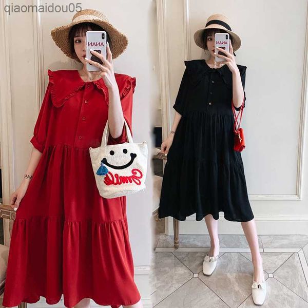 1806# maternity dress long sleeves red plain cotton midi dress plus size pregnancy loose large size dresses pregnant dress l230712, White
1806# maternity dress long sleeves red plain cotton midi dress plus size pregnancy loose large size dresses pregnant dress l230712, White