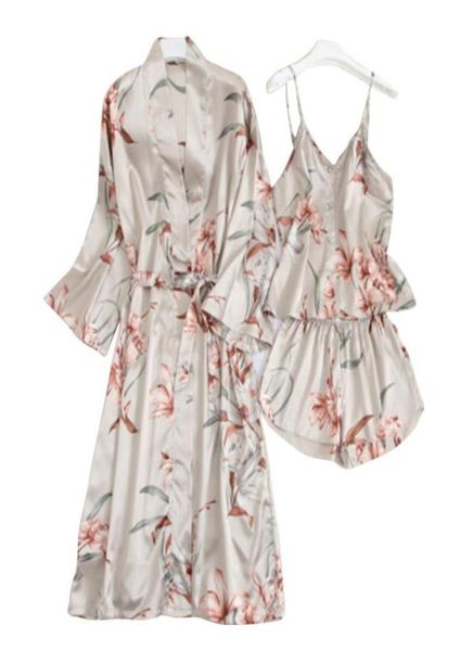 women039s sleepwear youtest silk pajamas women 3pieces robe lingerie set4139315, Black;red
women039s sleepwear youtest silk pajamas women 3pieces robe lingerie set4139315, Black;red