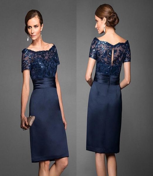 short navy blue mother of the bride dresses elegant knee length short wedding evening party gown dh62626157315, Black;red
short navy blue mother of the bride dresses elegant knee length short wedding evening party gown dh62626157315, Black;red