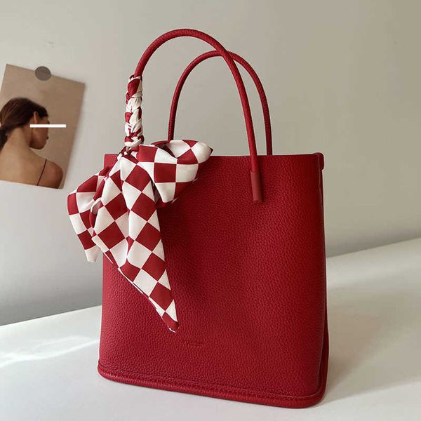 wedding bag female red wedding bag bride new small and high end high capacity french tote handbag