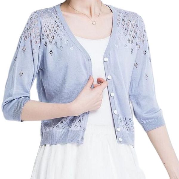women's knits tees summer y2k cardigans for women sweaters 3 quarters sleeves thin ice silk korean japanese fashion small jacket 23071, White
women's knits tees summer y2k cardigans for women sweaters 3 quarters sleeves thin ice silk korean japanese fashion small jacket 23071, White