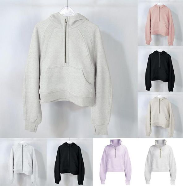yoga hoodie scuba womens designers autumn and winter plus velvet thickening jackets hoodys sports half zip zipper terry sweater cing loose c, Black
yoga hoodie scuba womens designers autumn and winter plus velvet thickening jackets hoodys sports half zip zipper terry sweater cing loose c, Black