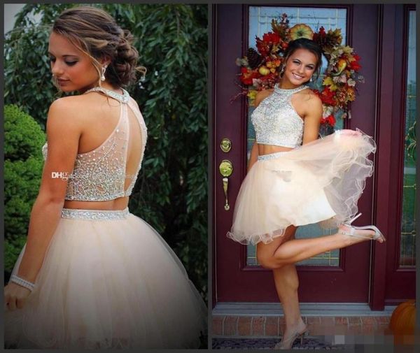 new two pieces champagne homecoming dresses crystal beaded hollow back tulle short mini party dress cocktail gowns po862637875, Blue;pink
new two pieces champagne homecoming dresses crystal beaded hollow back tulle short mini party dress cocktail gowns po862637875, Blue;pink