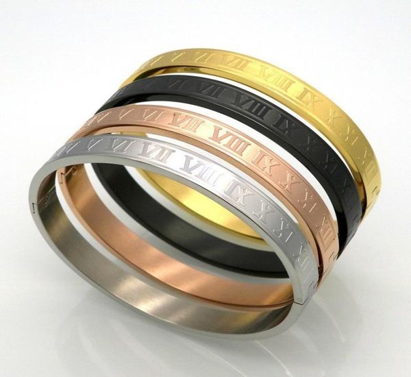 new stainless steel rose gold silver couples bracelet carving roman numeral lover cuff bracelet bangle wedding jewelry menwomen5875041, Black
new stainless steel rose gold silver couples bracelet carving roman numeral lover cuff bracelet bangle wedding jewelry menwomen5875041, Black