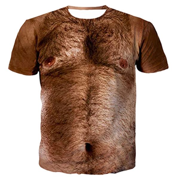 woman man funny t shirt hairy chest 3d print short sleeve pullover new designer casual youth teenagers party halloween fashion slim basic te, White;black
woman man funny t shirt hairy chest 3d print short sleeve pullover new designer casual youth teenagers party halloween fashion slim basic te, White;black