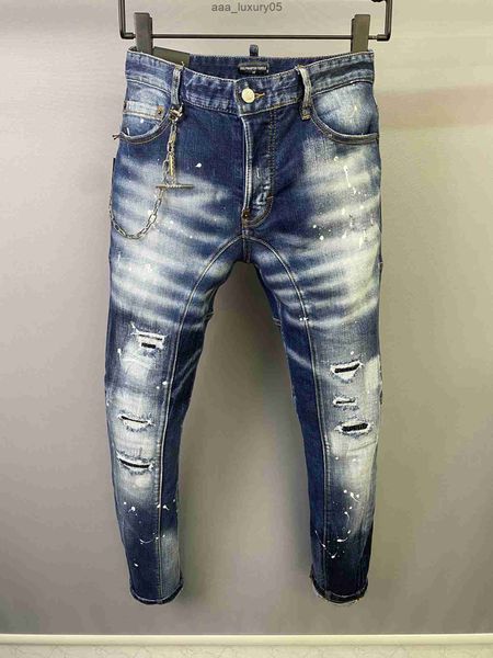 men's jeans mens luxury designer jeans skinny ripped cool guy causal hole denim fashion brand fit jeans men washed pants 61287 dsquare, Blue
men's jeans mens luxury designer jeans skinny ripped cool guy causal hole denim fashion brand fit jeans men washed pants 61287 dsquare, Blue