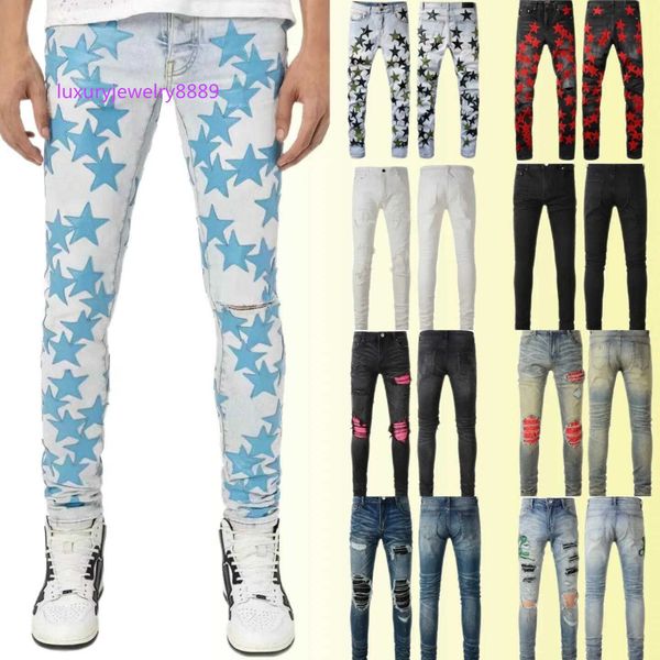 men's jeans designer stack jeans european purple jean men embroidery quilting ripped for trend brand vintage pant mens fold slim skinny, Blue
men's jeans designer stack jeans european purple jean men embroidery quilting ripped for trend brand vintage pant mens fold slim skinny, Blue