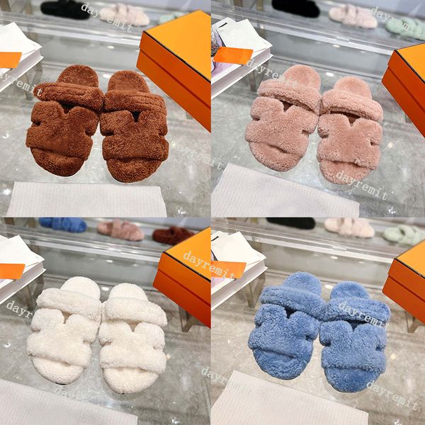 designers wool slippers chypre slides men women sandals winter fur furry slipper warm fur slide, Black
designers wool slippers chypre slides men women sandals winter fur furry slipper warm fur slide, Black