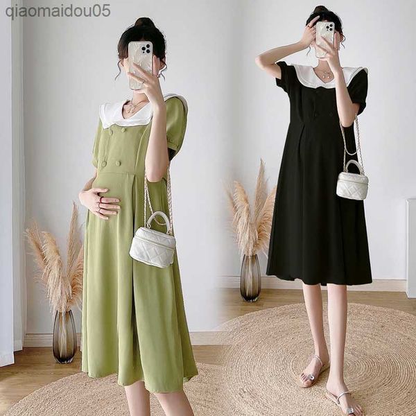6062# 2023 summer korean fashion maternity dress elegant a line slim clothes for pregnant women work ol pregnancy postpartum l230712, White
6062# 2023 summer korean fashion maternity dress elegant a line slim clothes for pregnant women work ol pregnancy postpartum l230712, White