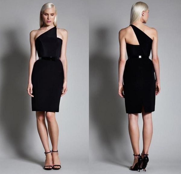 classic 2020 one shoulder knee length cocktail dresses sheath zipper back with sash black satin party gowns for women custom8603740
classic 2020 one shoulder knee length cocktail dresses sheath zipper back with sash black satin party gowns for women custom8603740