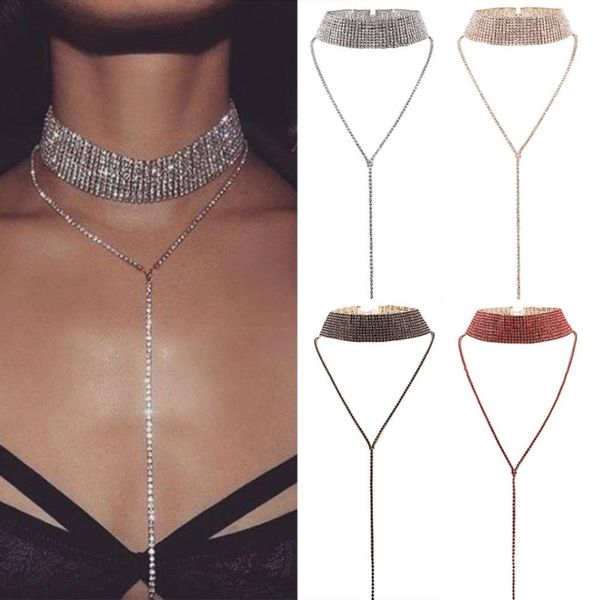 luxury full diamond pendant crystal necklace choker thick statement necklaces women multi layer jewelry fashion accessories2188867, Golden;silver
luxury full diamond pendant crystal necklace choker thick statement necklaces women multi layer jewelry fashion accessories2188867, Golden;silver