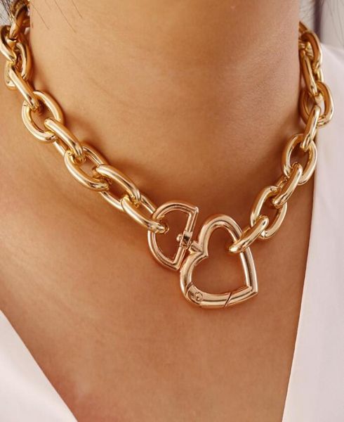 gold silver punk choker necklaces hip hop jewelry big thick metal heart clasp statement chunky link chain love charm bracelet wjl37575107
gold silver punk choker necklaces hip hop jewelry big thick metal heart clasp statement chunky link chain love charm bracelet wjl37575107
