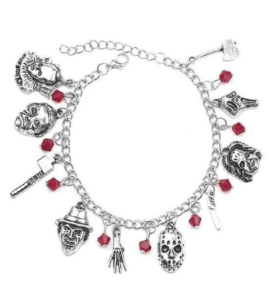 new fashion jewelry halloween mask horror scary theme scream saw jason comics movie cartoon logo series charm bracelet for women1811779, Golden;silver
new fashion jewelry halloween mask horror scary theme scream saw jason comics movie cartoon logo series charm bracelet for women1811779, Golden;silver