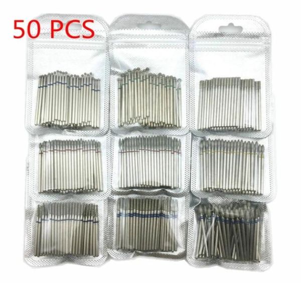 50 pcsset drill bit set for nails cutter dental diamond grinding polish burs lab polisher 235mm shank nail tools 2205185184617, Silver
50 pcsset drill bit set for nails cutter dental diamond grinding polish burs lab polisher 235mm shank nail tools 2205185184617, Silver