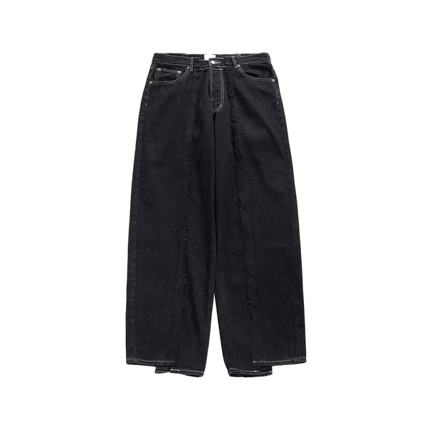 irregular feet design pocekts black washed jeans pants for men and women straight baggy denim trousers oversized loose cargo, Black;brown
irregular feet design pocekts black washed jeans pants for men and women straight baggy denim trousers oversized loose cargo, Black;brown