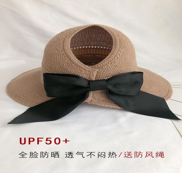 2021 sun hat female fashion wide brim folding bask in a straw hat2220748, Black;white
2021 sun hat female fashion wide brim folding bask in a straw hat2220748, Black;white