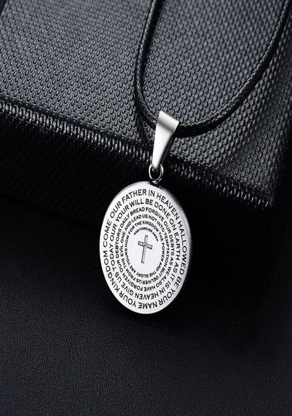 modyle 2020 new leather chain silver color cross prayer pendant necklace for man the 039s prayer catholic jewelry whole7549689
modyle 2020 new leather chain silver color cross prayer pendant necklace for man the 039s prayer catholic jewelry whole7549689