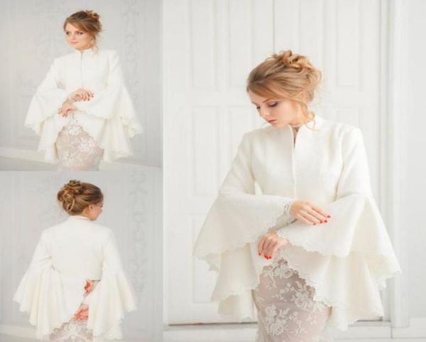 white bridal wraps satin autumn winter warm trumpet long sleeve for wedding evening prom partys jackets coats ivory shawl shrugs c4714886
white bridal wraps satin autumn winter warm trumpet long sleeve for wedding evening prom partys jackets coats ivory shawl shrugs c4714886