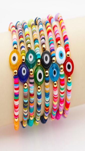 turkish evil eye bracelet femme greek eye bracelets for women polymer clay disc beads7171454, Golden;silver
turkish evil eye bracelet femme greek eye bracelets for women polymer clay disc beads7171454, Golden;silver