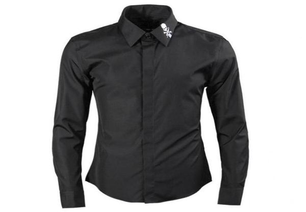 mens shirts luxury skull embroidery long sleeve dress plus size 4xl fashion casual cotton man men039s5263607, White;black
mens shirts luxury skull embroidery long sleeve dress plus size 4xl fashion casual cotton man men039s5263607, White;black