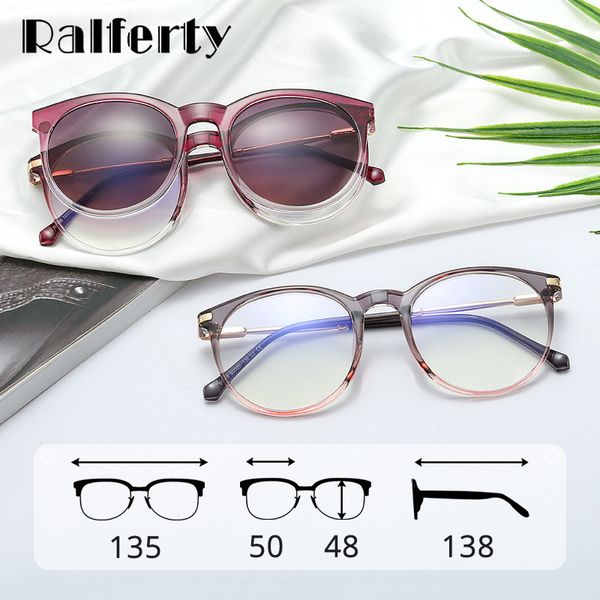 sunglasses ralferty magnetic round sunglasses women polarized clips on glasses 2 in 1 sunshades 0 diopter prescription myopia optical frame, White;black
sunglasses ralferty magnetic round sunglasses women polarized clips on glasses 2 in 1 sunshades 0 diopter prescription myopia optical frame, White;black