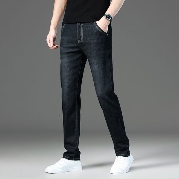 mens jeans mlshp spring autumn solid color straight classics casual male pants fashion slim fit man trousers 40 230712, Blue
mens jeans mlshp spring autumn solid color straight classics casual male pants fashion slim fit man trousers 40 230712, Blue