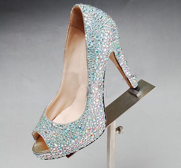dazzling crystal ab strass crystal high platform shoes peep toe diamond rhinestone 4 inch heels wedding shoes party prom high heel7347876, Black
dazzling crystal ab strass crystal high platform shoes peep toe diamond rhinestone 4 inch heels wedding shoes party prom high heel7347876, Black