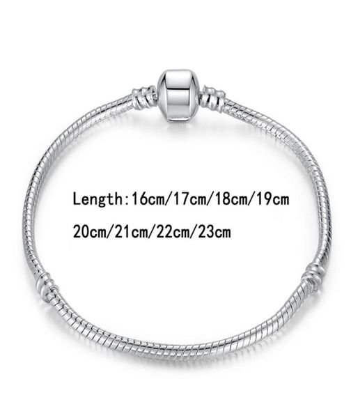 1623cm 925 sterling silver bracelets 3mm chains fit charm european beads bangle bracelet for men women jewelry gift2033819, Black
1623cm 925 sterling silver bracelets 3mm chains fit charm european beads bangle bracelet for men women jewelry gift2033819, Black