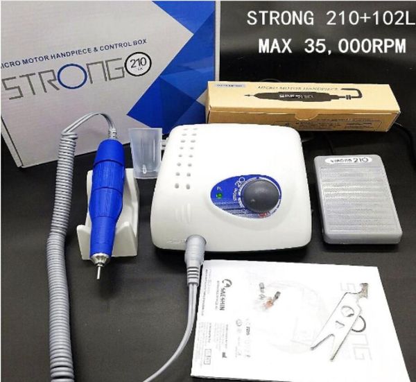 blue handle 65w 35000rpm strong 210 102l235 electric nail drills machine file bits nails sculpture polish art equipment4021461
blue handle 65w 35000rpm strong 210 102l235 electric nail drills machine file bits nails sculpture polish art equipment4021461