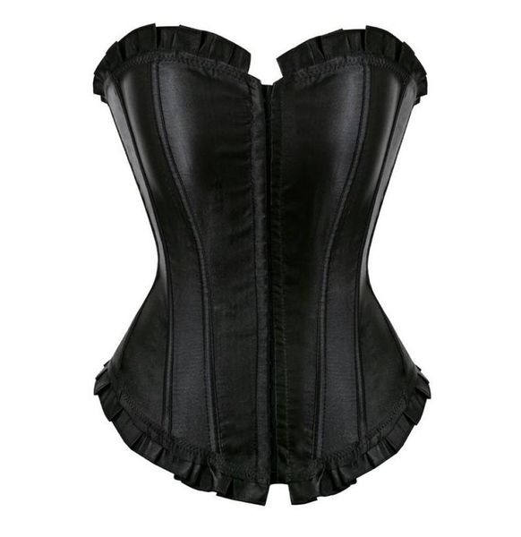frill satin corset women plus size s6xl gothic overbust laceup bodyshaper white bridal corset fashion waist cincher dancing 5809948, Black;white
frill satin corset women plus size s6xl gothic overbust laceup bodyshaper white bridal corset fashion waist cincher dancing 5809948, Black;white