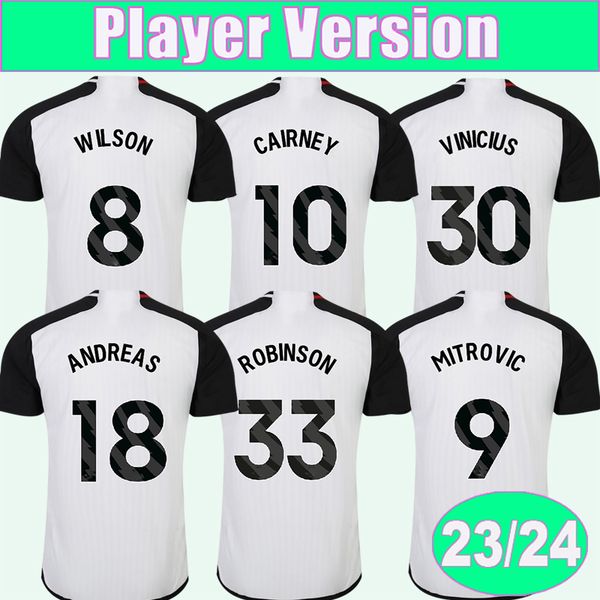 23 24 cairney mitrovic mens soccer jerseys player version andreas decordova-reid wilson lukic home white football shirt short sleeve uniform, Black;yellow
23 24 cairney mitrovic mens soccer jerseys player version andreas decordova-reid wilson lukic home white football shirt short sleeve uniform, Black;yellow